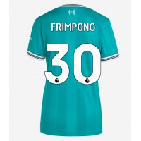 Stroje piłkarskie Liverpool Jeremie Frimpong #30 Koszulka Trzeciej dla damskie 2025-26 Krótki Rękaw